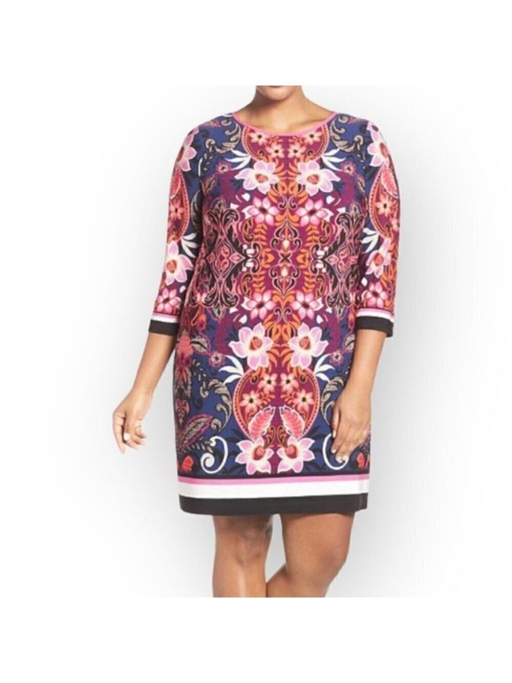 Eliza J | Floral Printed A-Line Shift Dress